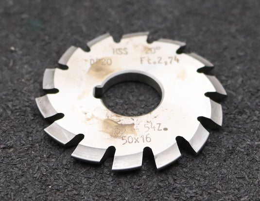 Bild des Artikels DOLD-Zahnformfräser-gear-profile-cutter-DP-20-No.-3--Z=-35-54-EGW-20° Ø50x16mm