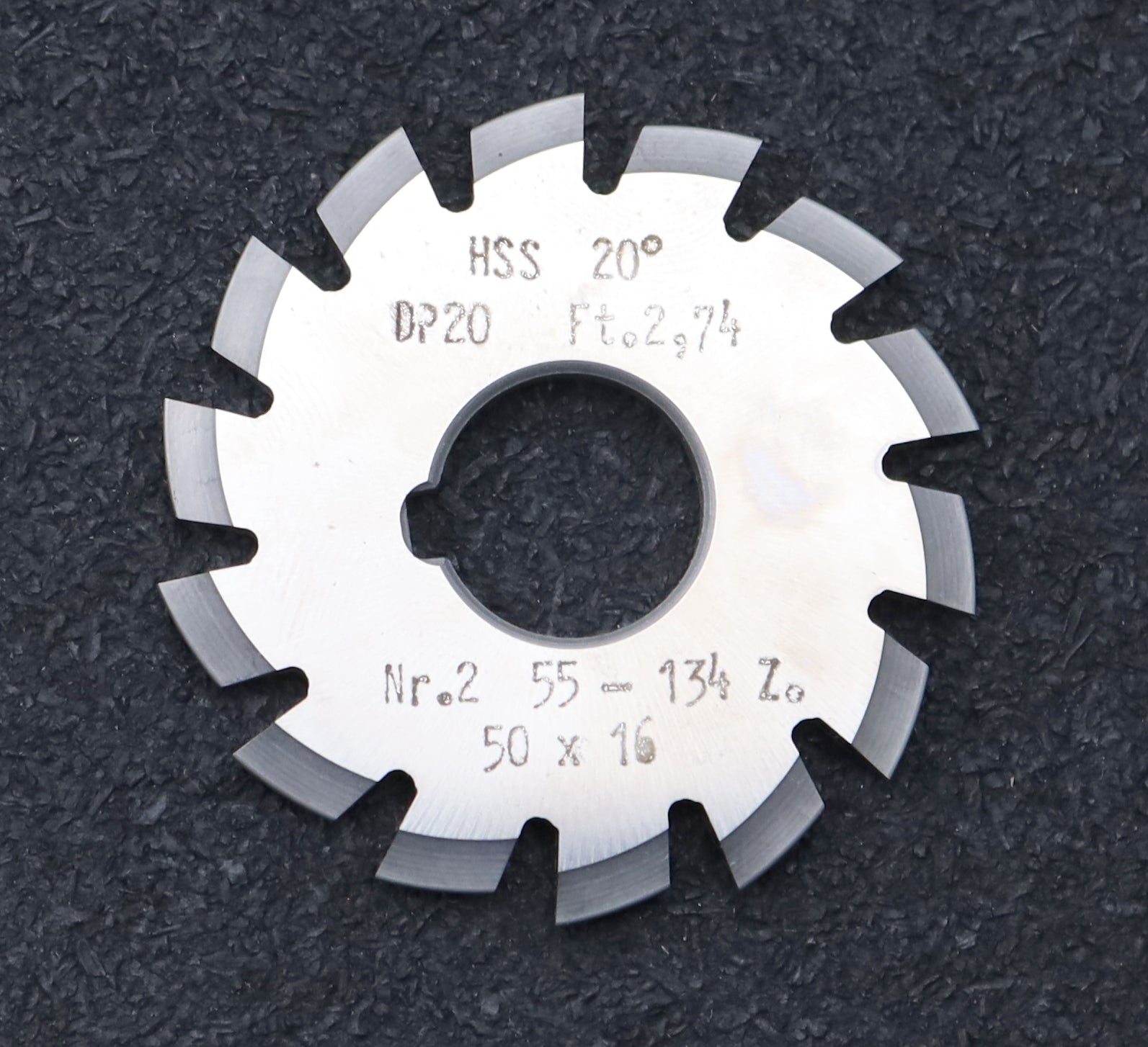 Bild des Artikels DOLD-Zahnformfräser-gear-profile-cutter-DP-20-No.-2--Z=-55-134-EGW-20° Ø50x16mm