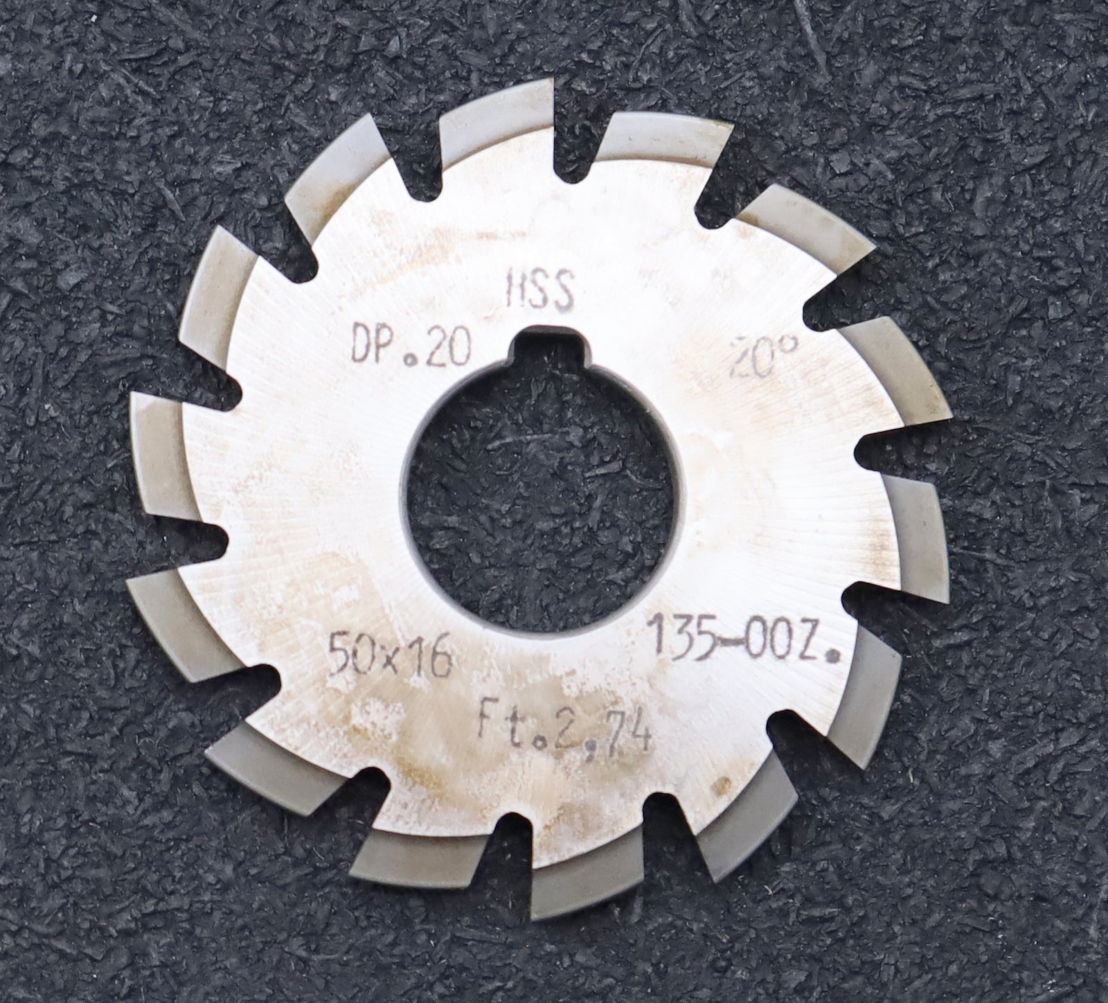 Bild des Artikels DOLD-Zahnformfräser-gear-profile-cutter-DP-20-No.-1--Z=-135-00-EGW-20°- Ø50x16mm