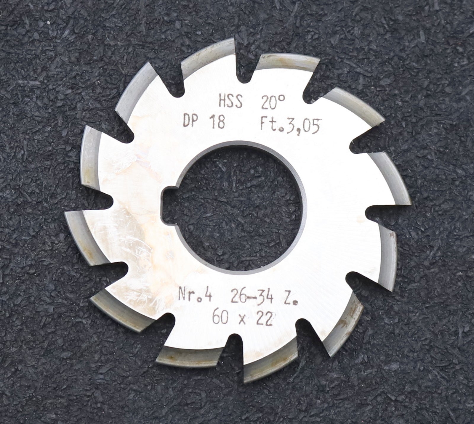 Bild des Artikels DOLD-Zahnformfräser-gear-profile-cutter-DP-18-No.-4--Z=-26-34-EGW-20° Ø60x22mm