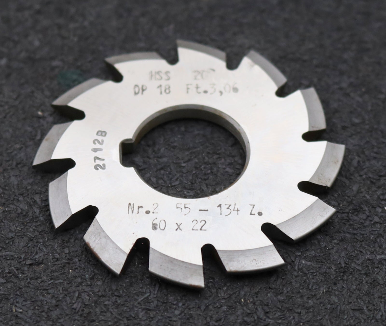 Bild des Artikels DOLD-Zahnformfräser-gear-profile-cutter-DP-18-No.-2--Z=-55-134-EGW-20° Ø60x22mm