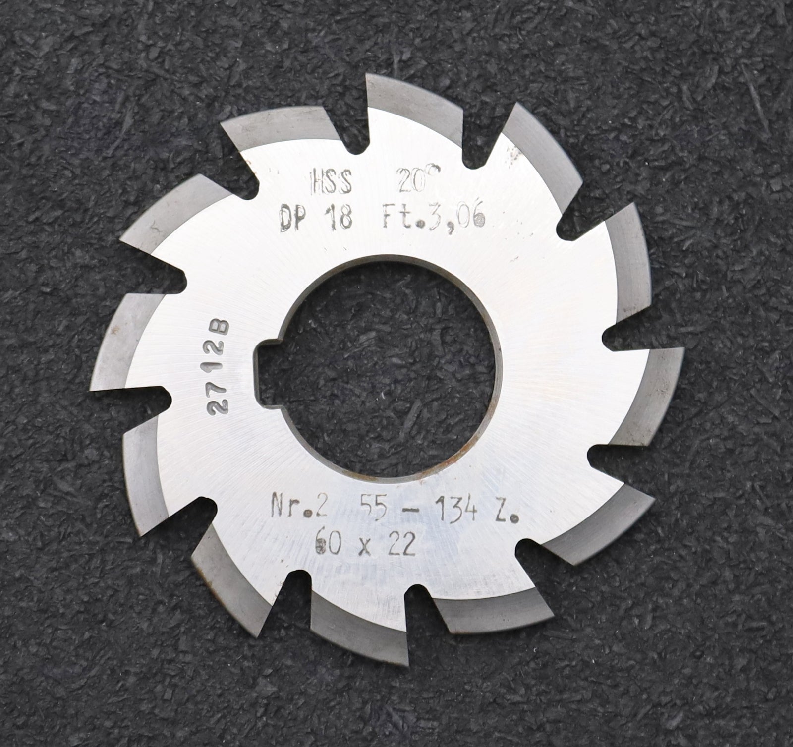 Bild des Artikels DOLD-Zahnformfräser-gear-profile-cutter-DP-18-No.-2--Z=-55-134-EGW-20° Ø60x22mm