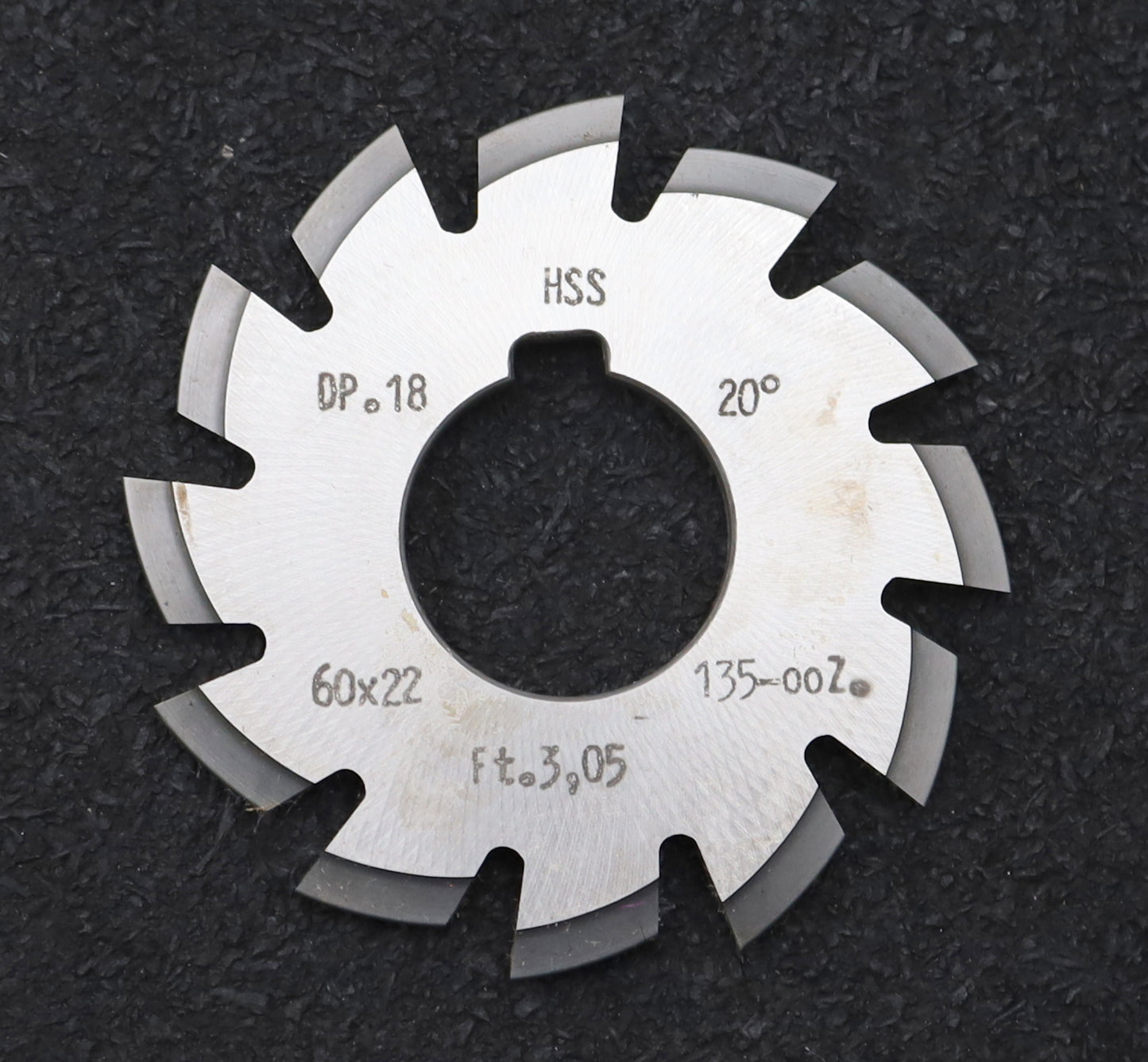 Bild des Artikels DOLD-Zahnformfräser-gear-profile-cutter-DP-18-No.-1--Z=-135-00-EGW-20° Ø60x22mm