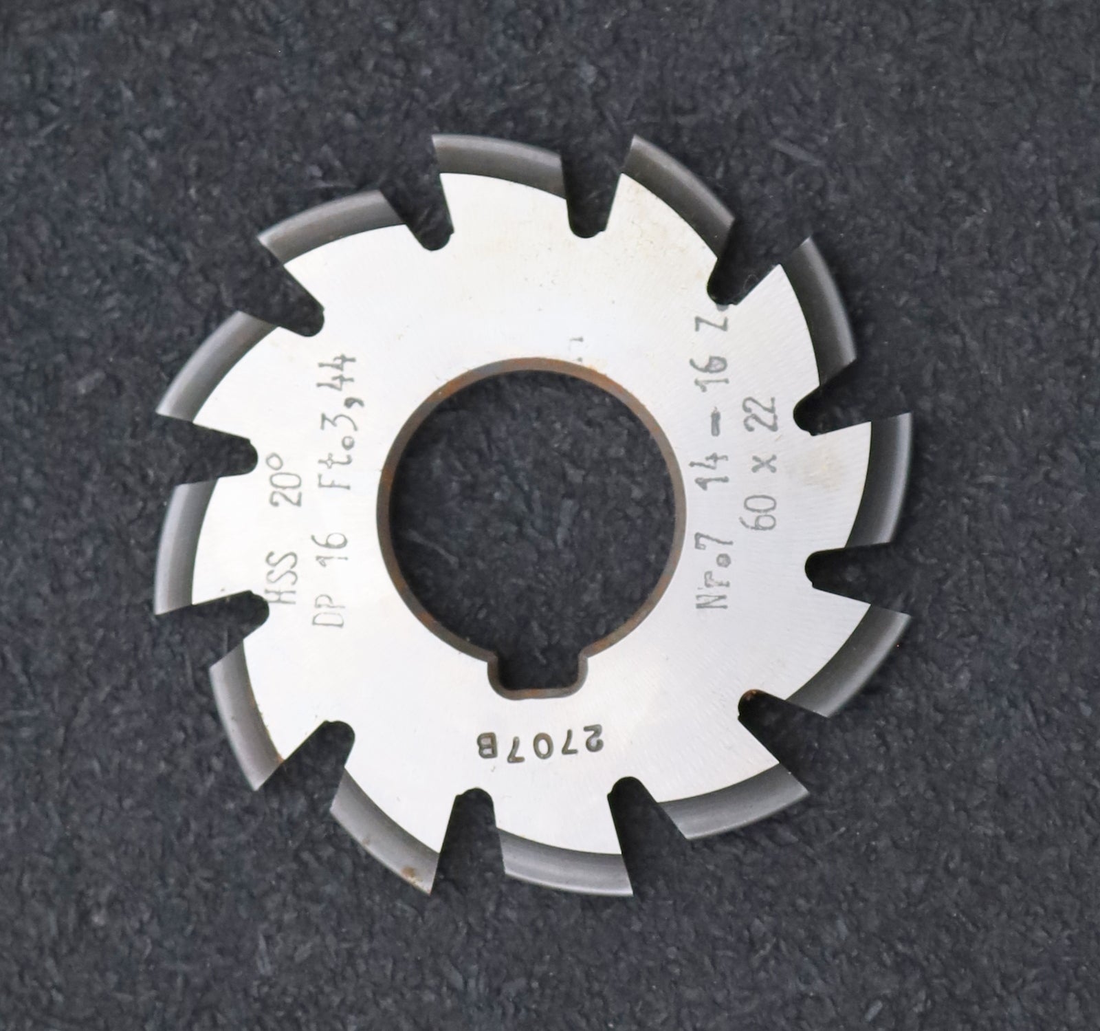 Bild des Artikels DOLD-Zahnformfräser-gear-profile-cutter-DP-16-No.-7--Z=-14-16-EGW-20° Ø60x22mm