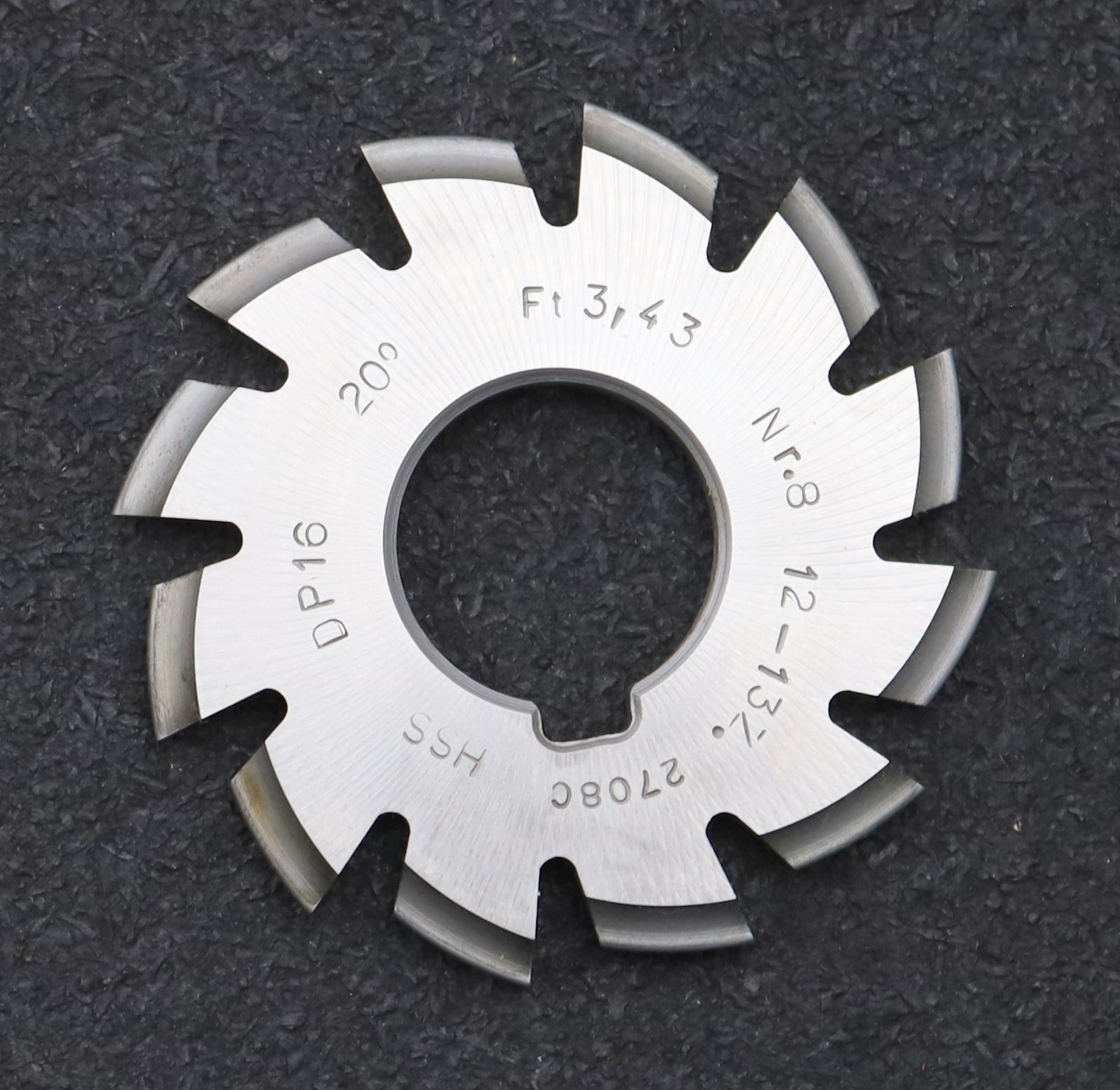 Bild des Artikels DOLD-Zahnformfräser-gear-profile-cutter-DP-16-No.-8--Z=-12-13-EGW-20° Ø60x22mm