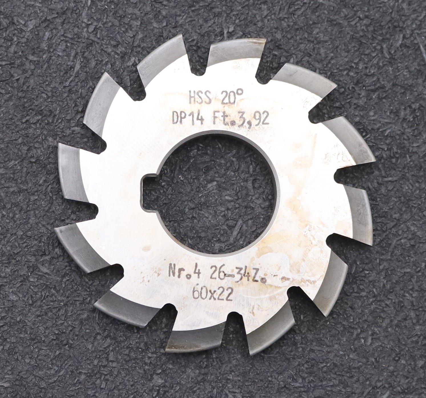 Bild des Artikels DOLD-Zahnformfräser-gear-profile-cutter-DP-14-No.-4--Z=-26-34-EGW-20° Ø60x22mm