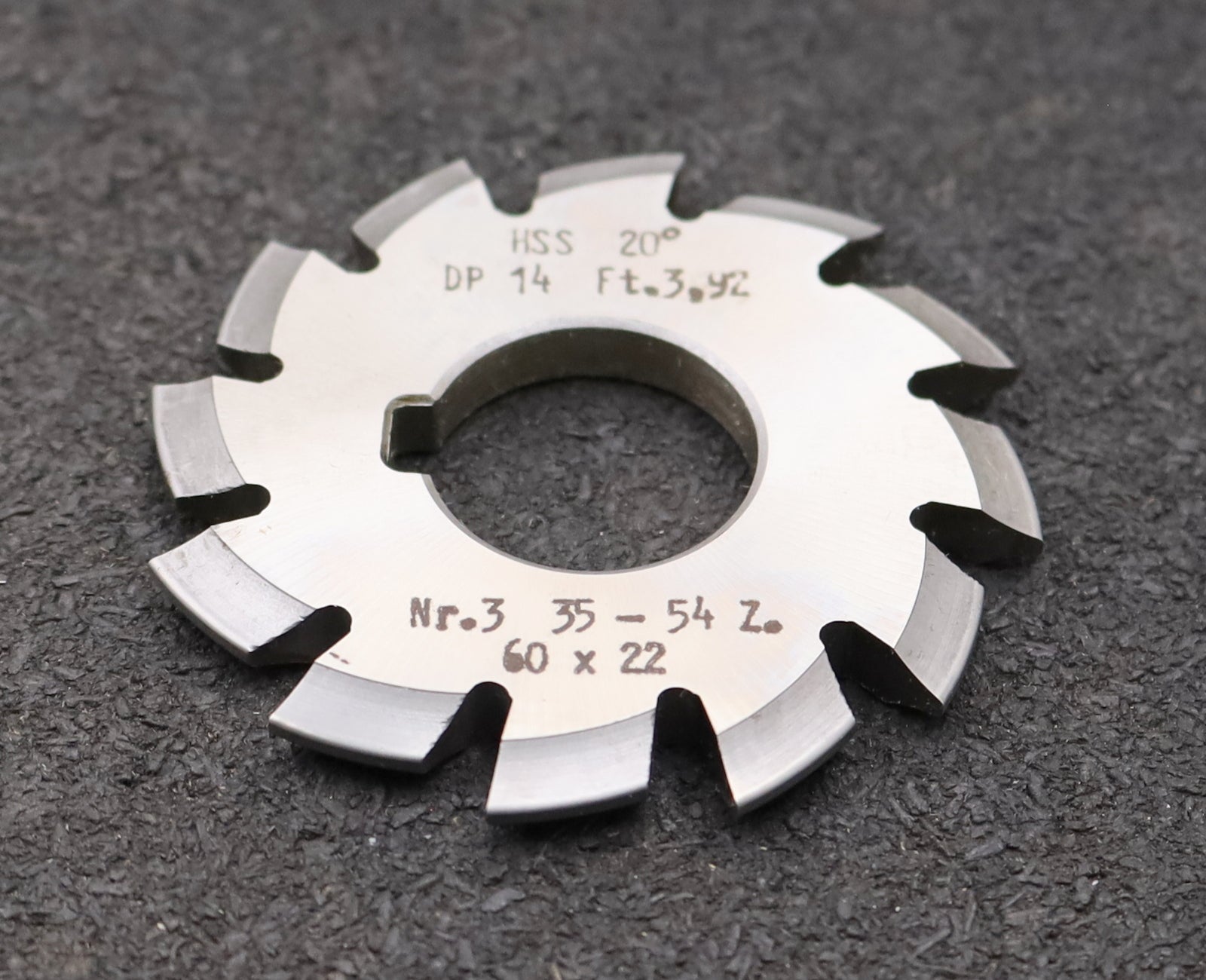 Bild des Artikels DOLD-Zahnformfräser-gear-profile-cutter-DP-14-No.-3--Z=-35-54-EGW-20° Ø60x22mm