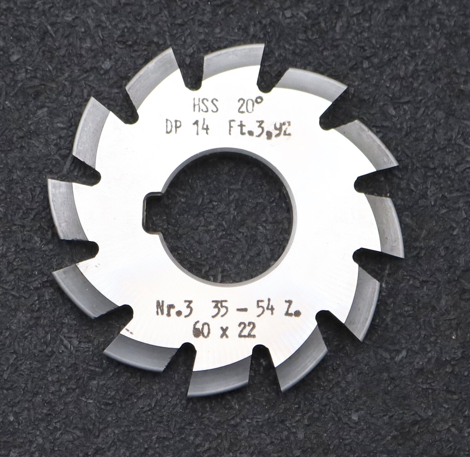 Bild des Artikels DOLD-Zahnformfräser-gear-profile-cutter-DP-14-No.-3--Z=-35-54-EGW-20° Ø60x22mm