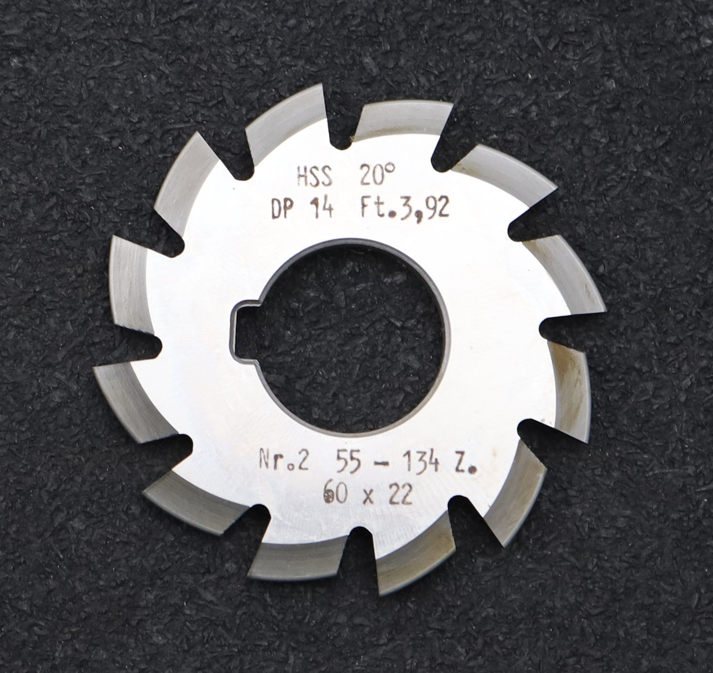 Bild des Artikels DOLD-Zahnformfräser-gear-profile-cutter-DP-14-No.-2--Z=-55-134-EGW-20° Ø60x22mm