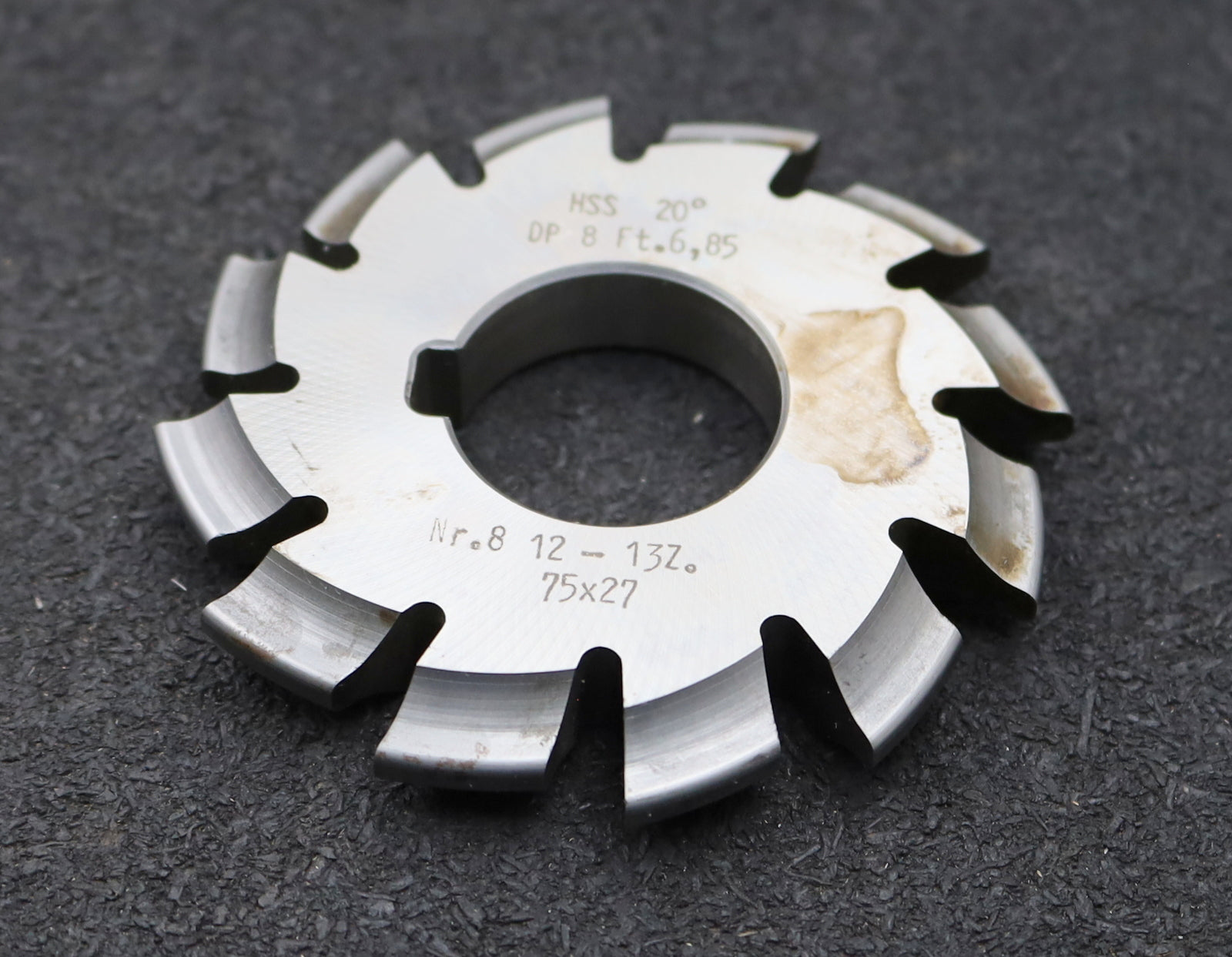 Bild des Artikels DOLD-Zahnformfräser-gear-profile-cutter-DP-8-No.-8-Z=-12-13-EGW-20°- Ø75x27mm