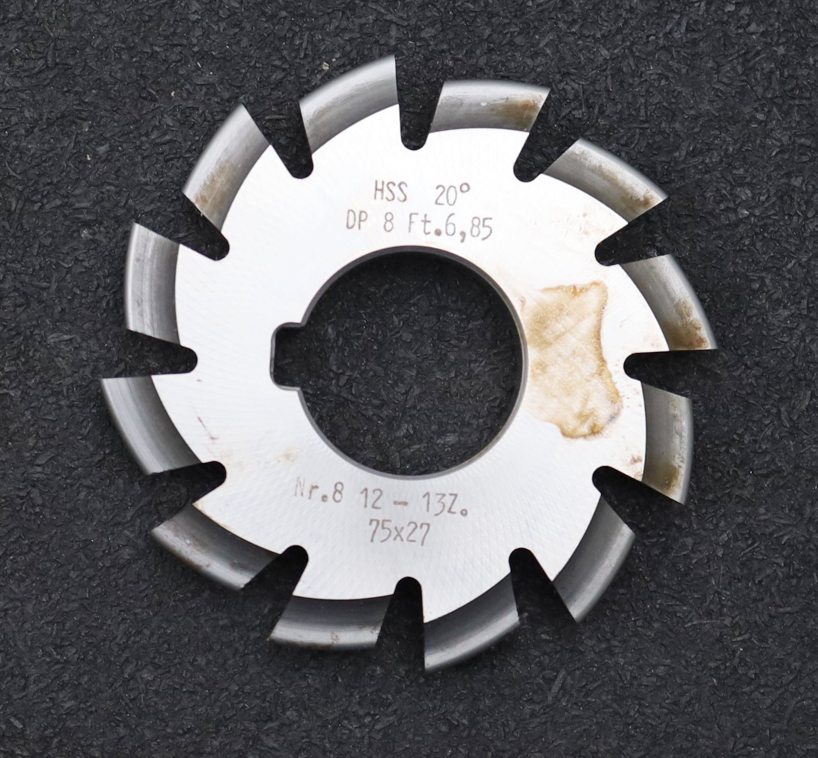 Bild des Artikels DOLD-Zahnformfräser-gear-profile-cutter-DP-8-No.-8-Z=-12-13-EGW-20°- Ø75x27mm