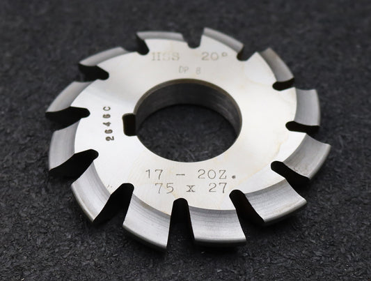 Bild des Artikels DOLD-Zahnformfräser-gear-profile-cutter-DP-8-No.-6-Z=-17-20-EGW-20°- Ø75x27mm