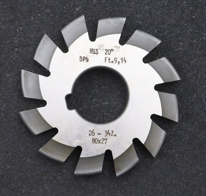 Bild des Artikels DOLD-Zahnformfräser-gear-profile-cutter-DP-6-No.-4-Z=-26-34-EGW-20°- Ø80x27mm