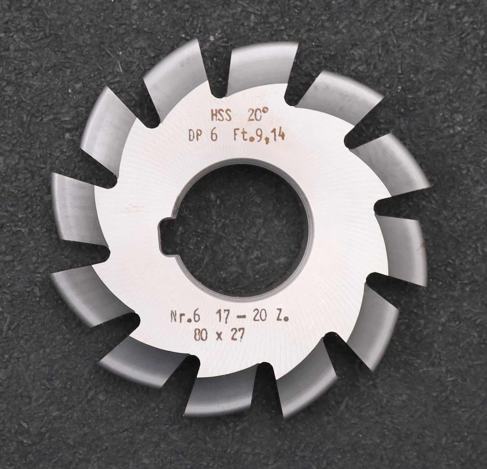 Bild des Artikels DOLD-Zahnformfräser-gear-profile-cutter-DP-6-No.-6-Z=-17-20-EGW-20°- Ø80x27mm