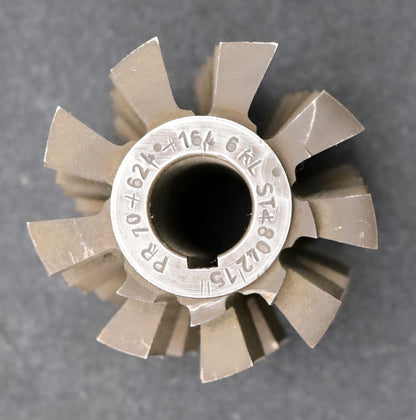 Bild des Artikels JFA-Keilwellen-Wälzfräser-spline-hob-6-Keile-70x62,4x16,4mm-mit-Höcker-1gg.-Re.