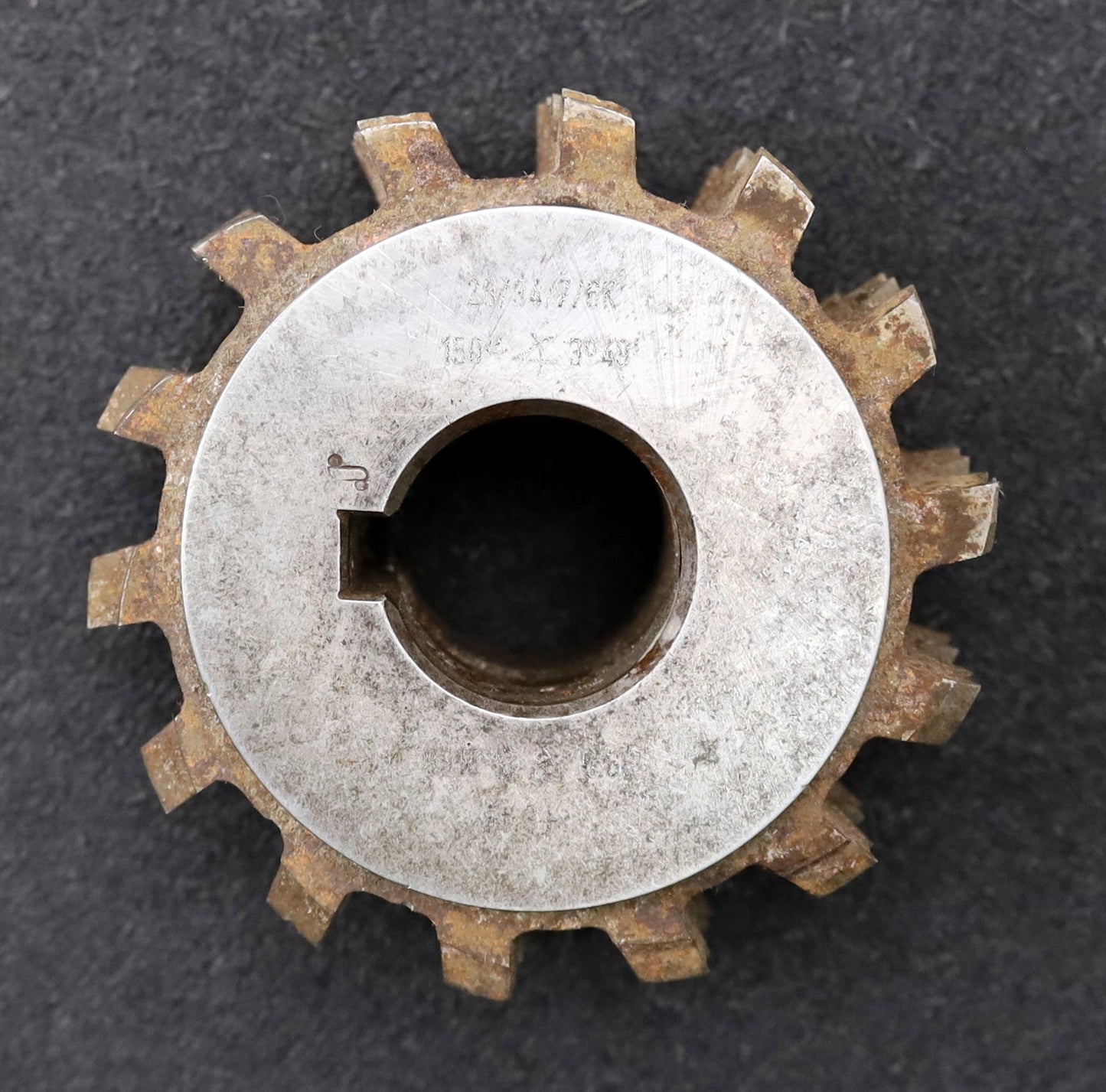 Bild des Artikels Keilwellen-Wälzfräser-spline-hob-6-Keile-28x34x7mm---Höcker-Fertigfräser-1gg.-Re