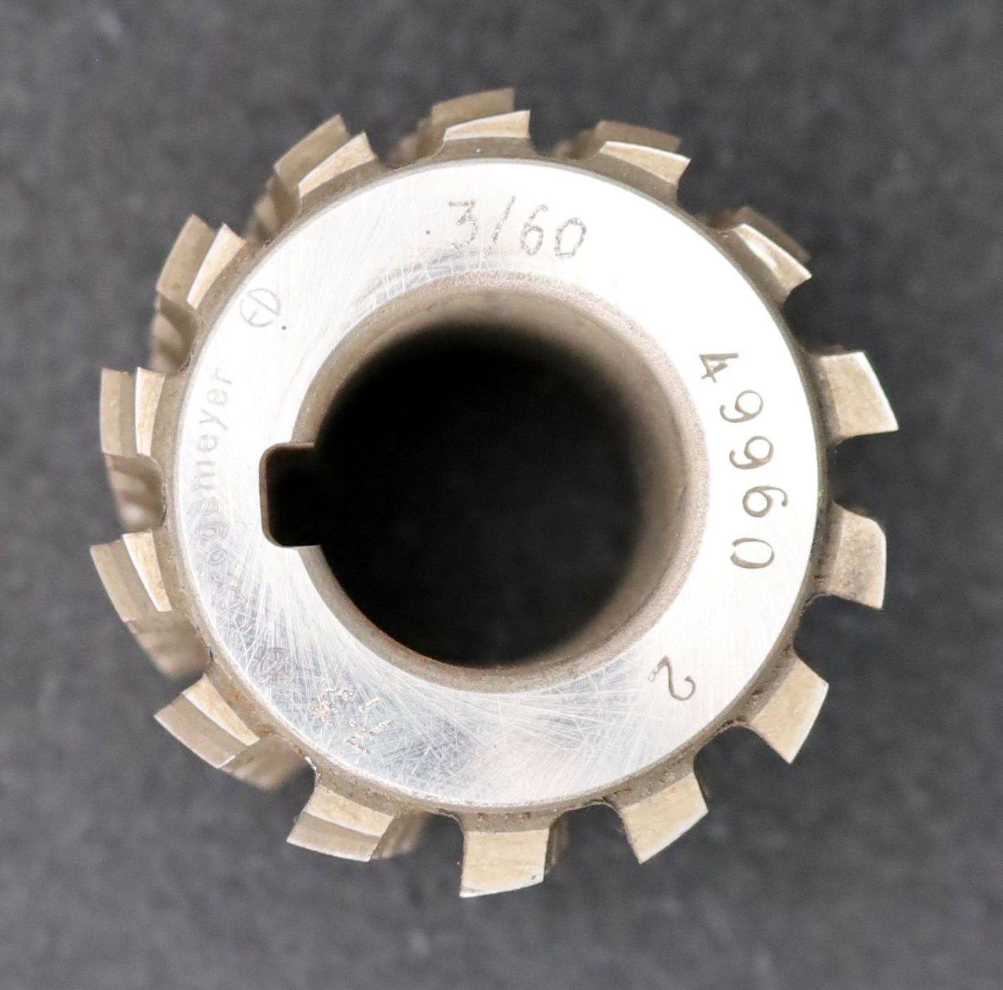 Bild des Artikels DRÖGEMEYER-Keilwellen-Wälzfräser--8-Keile-46,3x50x9,3mm-mit-Höcker-Ø59x61xØ27mm