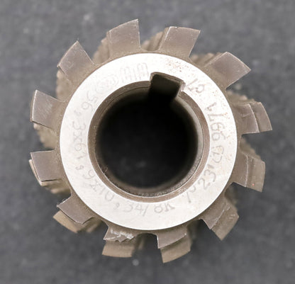 Bild des Artikels PWS-Keilwellen-Wälzfräser-8-Keile-56,3x61,9x10,34mm-mit-Höcker-Ø61x65xØ27mm-LKN