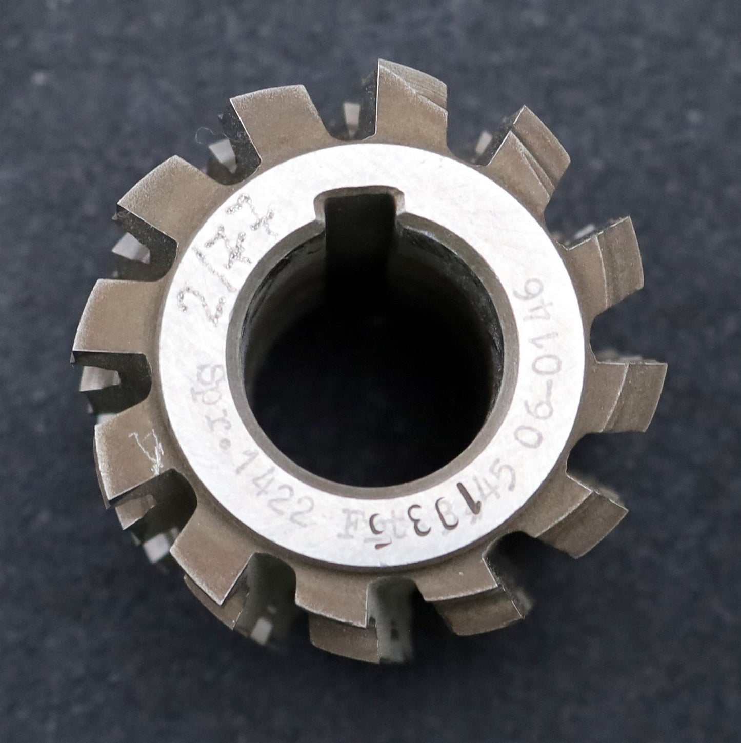 Bild des Artikels PWS-Keilwellen-Wälzfräser-8-Keile-56,3x61,9x10,34mm-mit-Höcker-Ø61x65xØ27mm-LKN