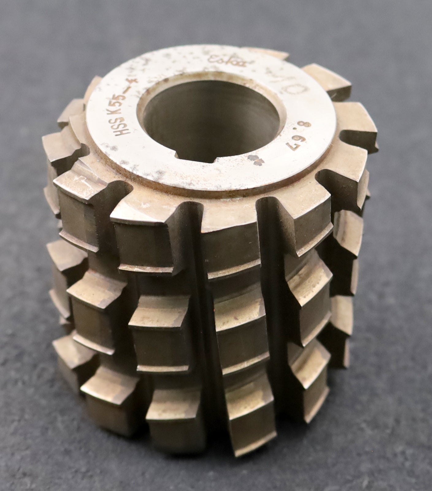 Bild des Artikels Eska-Keilwellen-Wälzfräser-8-Keile-70x78x12mm-mit-Höcker-Ø78x81xØ32mm-mit-LKN