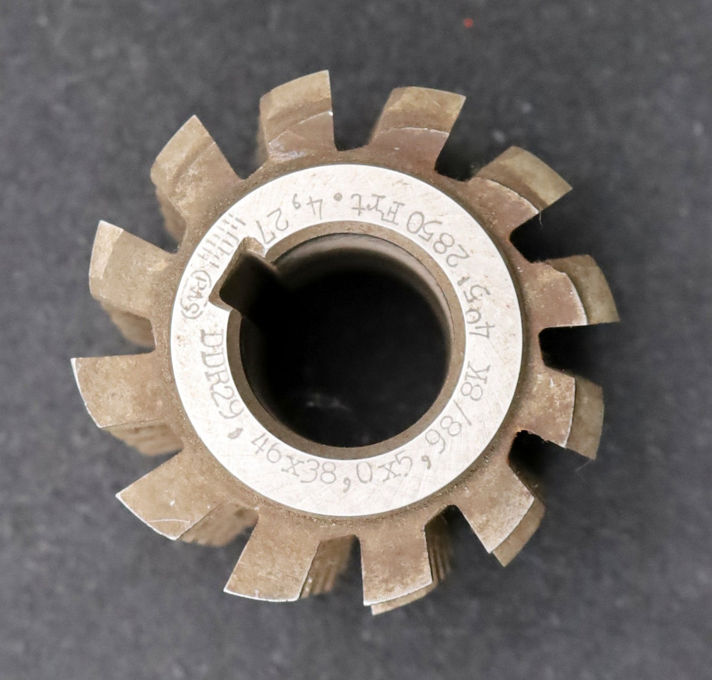 Bild des Artikels PWS-Keilwellen-Wälzfräser-8-Keile-29,46x38x5,98mm-mit-Höcker-Ø69x64xØ27mm-1gg.Re