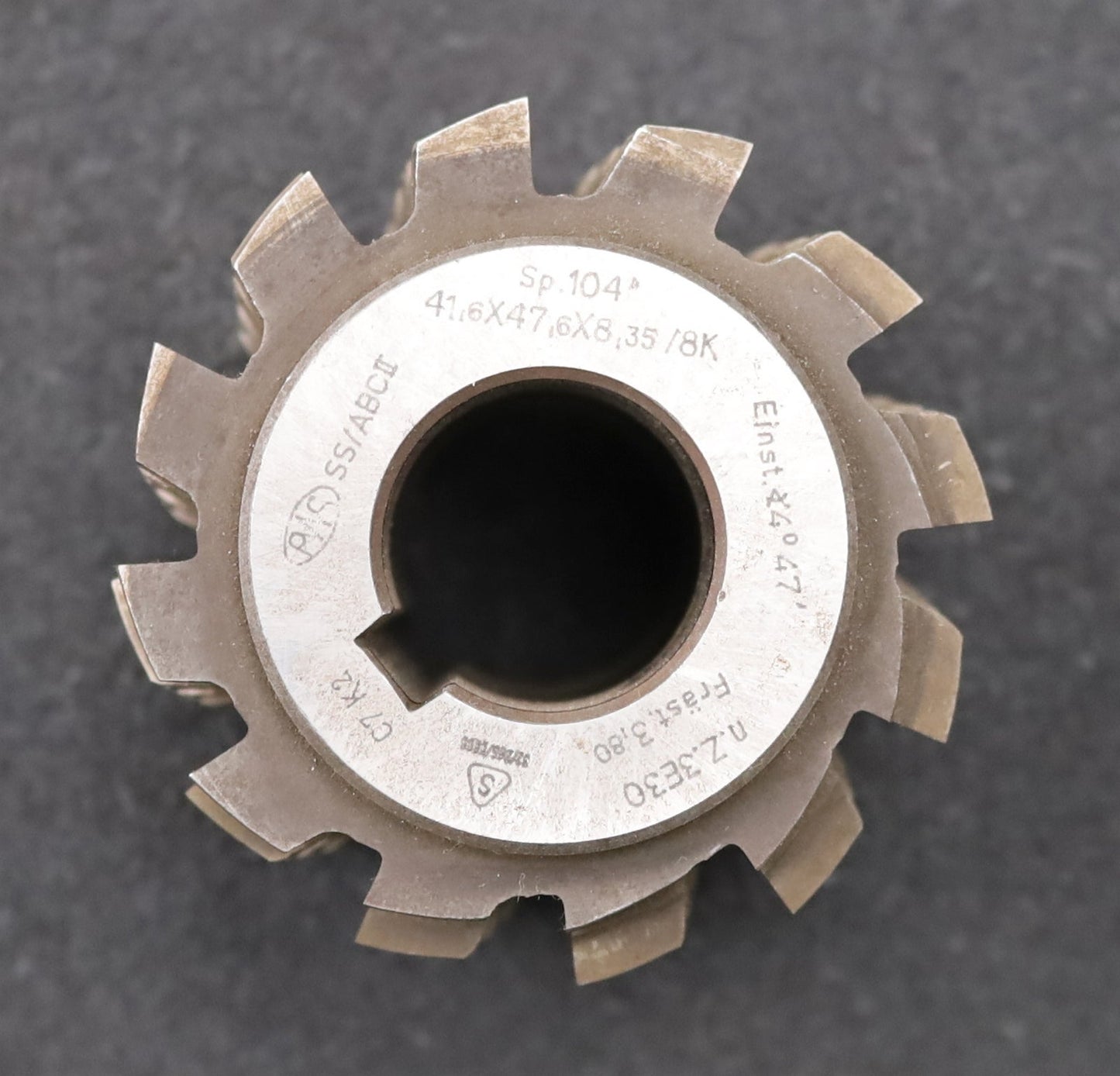 Bild des Artikels PWS-Keilwellen-Wälzfräser-8-Keile-41,6x47,6x8,35mm-mit-Höcker-Ø72x66xØ27mm-LKN