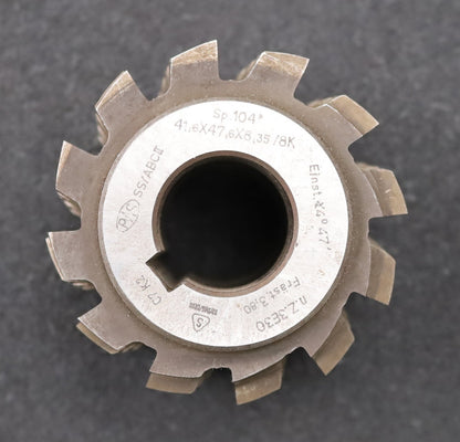 Bild des Artikels PWS-Keilwellen-Wälzfräser-8-Keile-41,6x47,6x8,35mm-mit-Höcker-Ø72x66xØ27mm-LKN