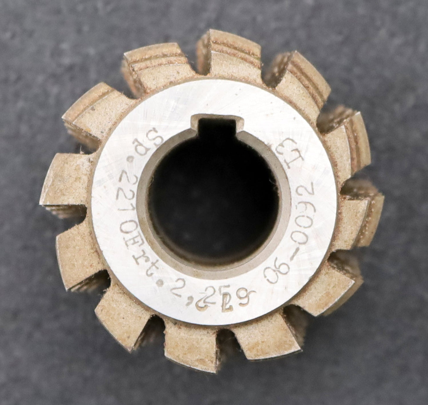 Bild des Artikels PWS-Keilwellen-Wälzfräser-6-Keile-21,3x24,7x5,3mm-mit-Höcker-Ø54x48xØ22mm