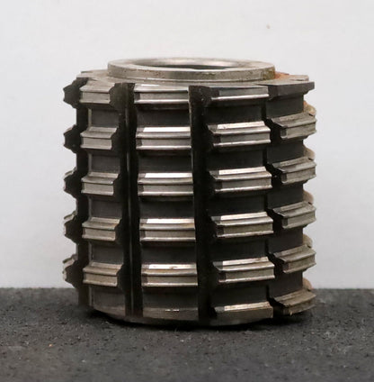 Bild des Artikels HENTZEN-Keilwellen-Wälzfräser-6-Keile-18x22x6mm-mit-Höcker-Ø60x61xØ27mm