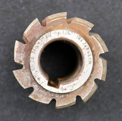 Bild des Artikels HENTZEN-Keilwellen-Wälzfräser-6-Keile-18x22x6mm-mit-Höcker-Ø60x61xØ27mm