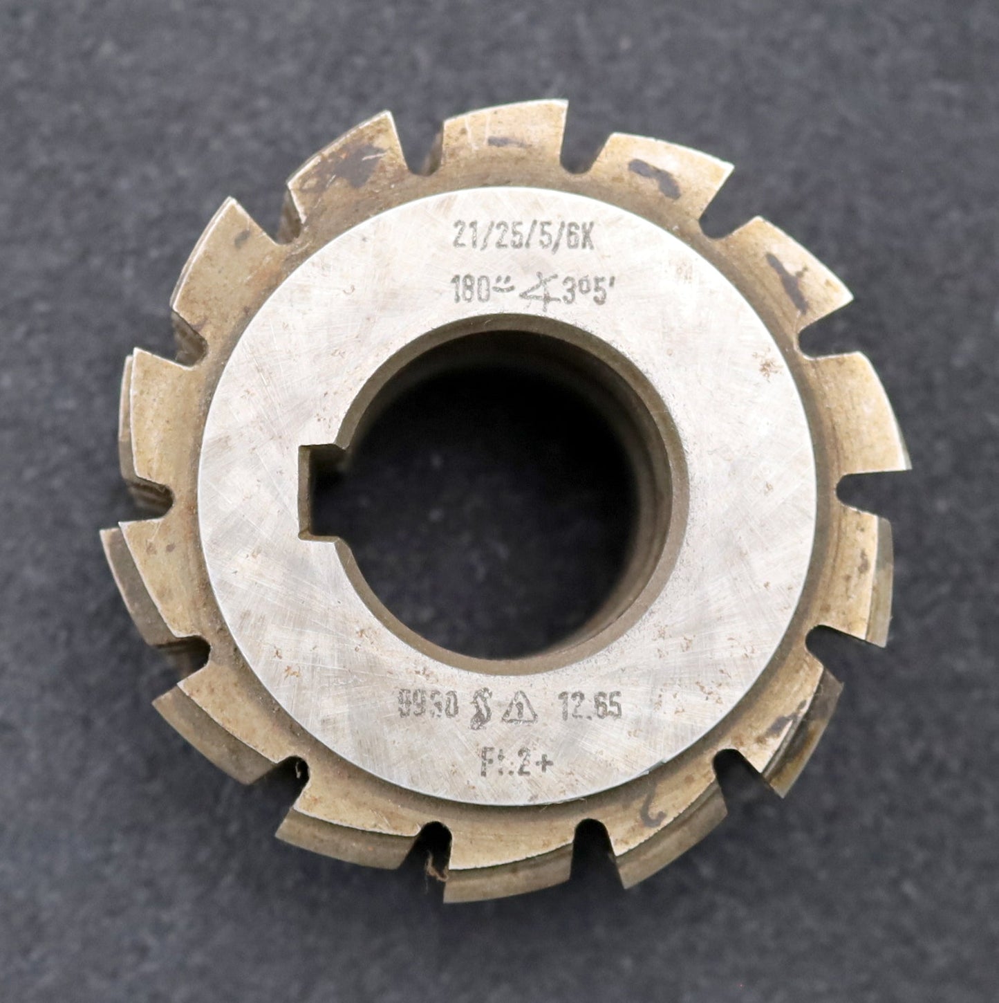 Bild des Artikels Keilwellen-Wälzfräser-6-Keile-21x25x5mm-mit-Höcker-Ø78x45xØ32mm-LKN-1gg.Re