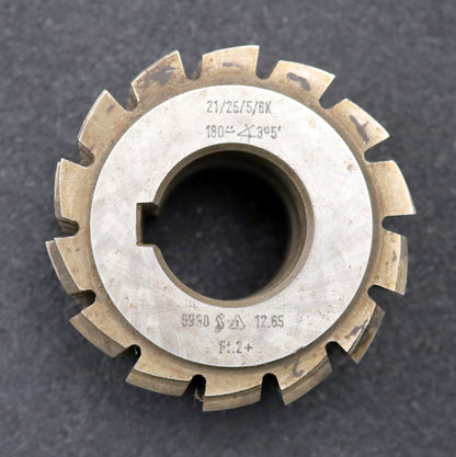 Bild des Artikels Keilwellen-Wälzfräser-6-Keile-21x25x5mm-mit-Höcker-Ø78x45xØ32mm-LKN-1gg.Re