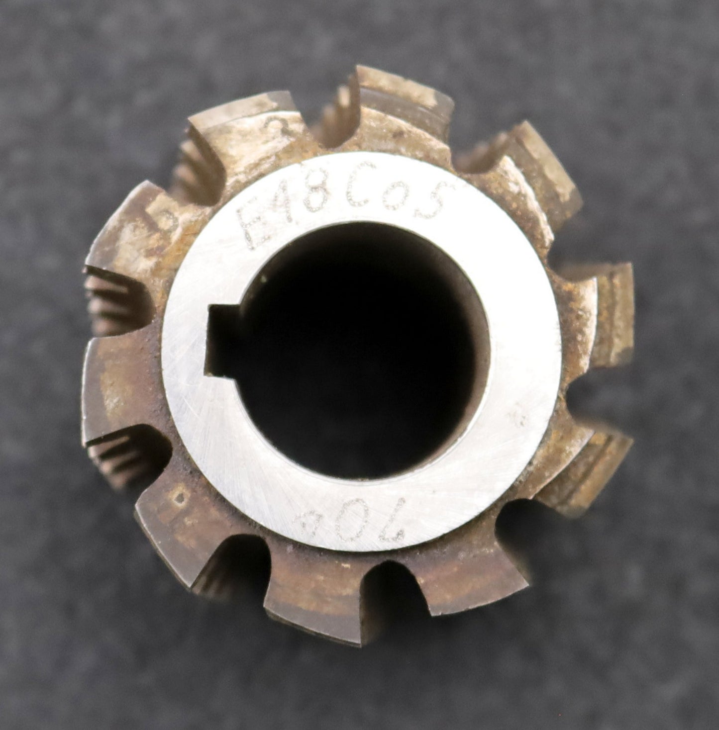 Bild des Artikels Keilwellen-Wälzfräser-6-Keile-21,3x25x5,25mm-mit-Höcker-Ø48x49xØ22mm-LKN-1gg.Re.