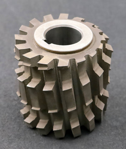 Bild des Artikels PWS-Keilwellen-Wälzfräser-6-Keile-98,4x109,5x20,4mm-mit-Höcker-Ø109x111xØ40mm