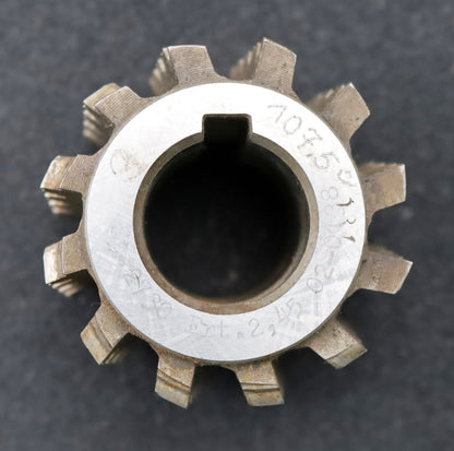 Bild des Artikels PWS-Keilwellen-Wälzfräser-6-Keile-20,86x24,7x4,98mm-mit-Höcker-Ø61x59xØ27mm