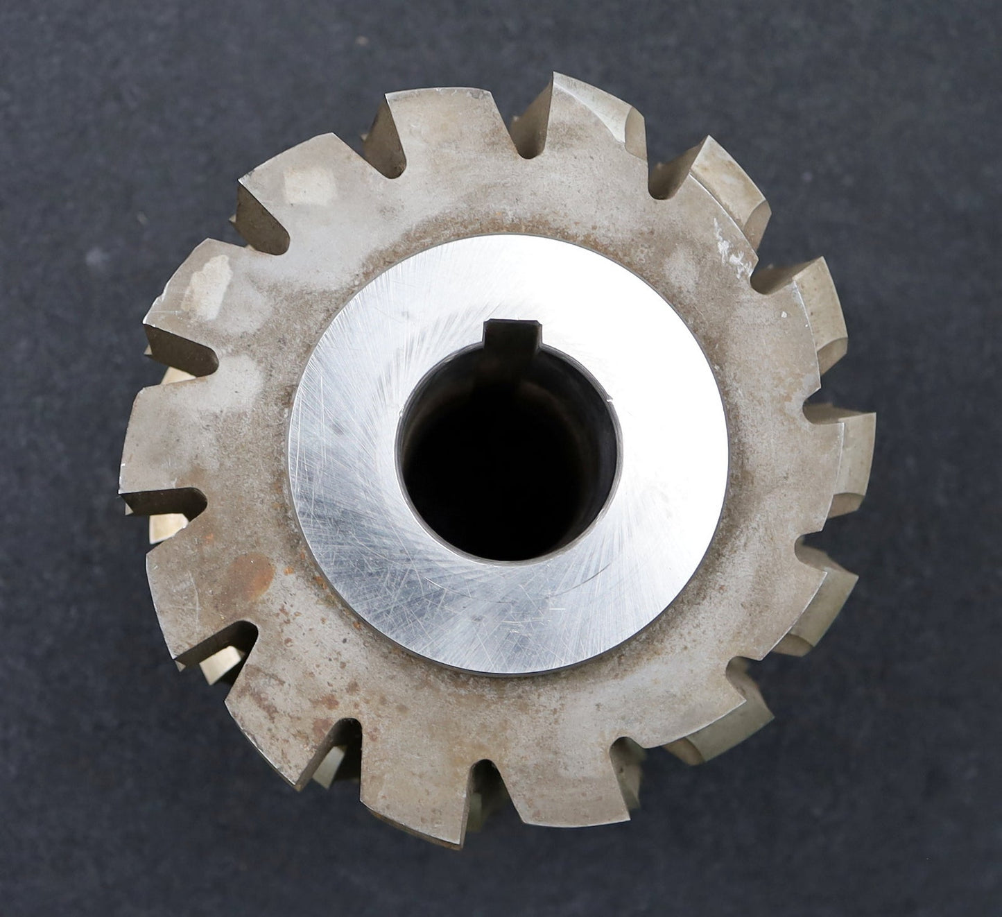 Bild des Artikels Keilwellen-Wälzfräser-6-Keile-105x120x20mm-Höcker-Fertigfräser-Ø146x140xØ40mm