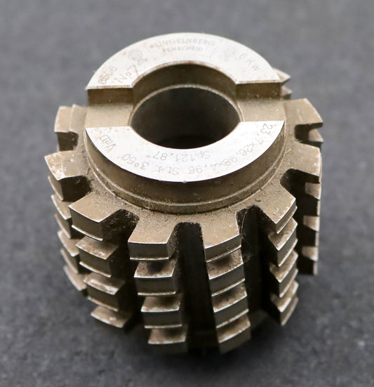 Bild des Artikels KLINGELNBERG-Keilwellen-Wälzfräser-6-Keile-23,7x26,98x4,96mm-Ø68x71xØ27mm