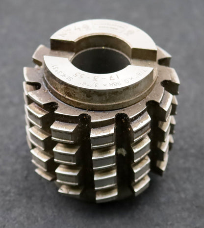 Bild des Artikels KLINGELNBERG-Keilwellen-Wälzfräser-6-Keile-7/8"x0,988x3/16"-mit-Höcker-Vorfräser