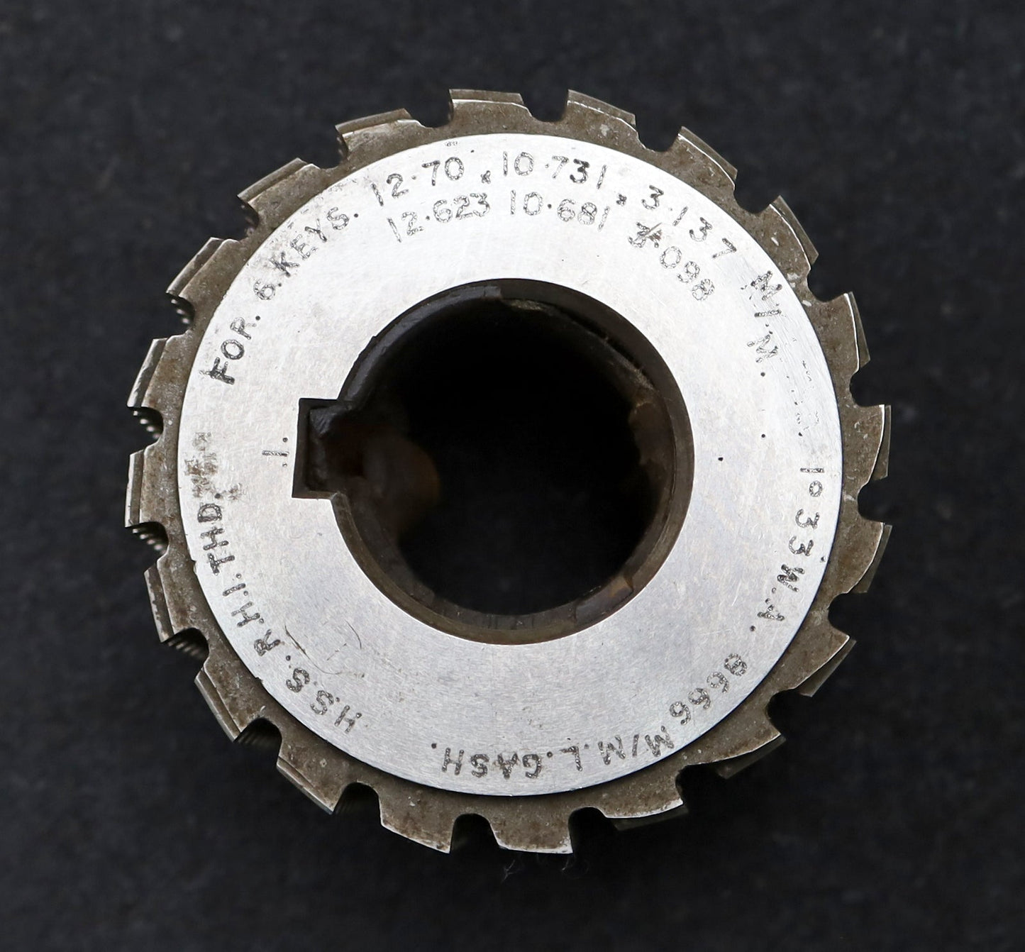 Bild des Artikels DAVID-BROWN-Keilwellen-Wälzfräser-6-Keile-2,7x0,73x3,137---2,623x0,68x3,098