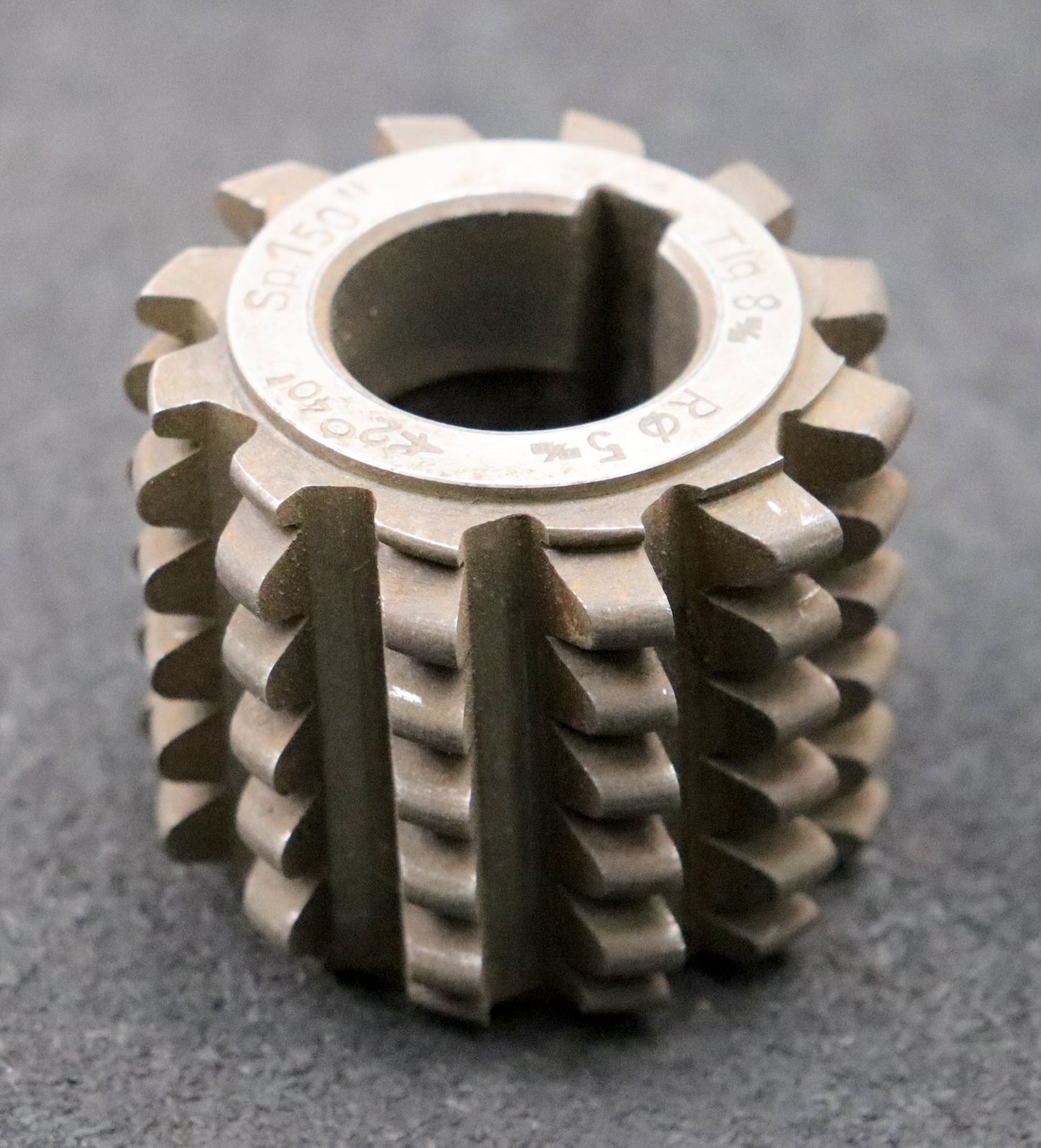 Bild des Artikels ESKA-Kettenrad-Wälzfräser-Teilung-8mm-RollenØ-5mm-Ø58x50xØ27mm-mit-LKN-1gg.-Re