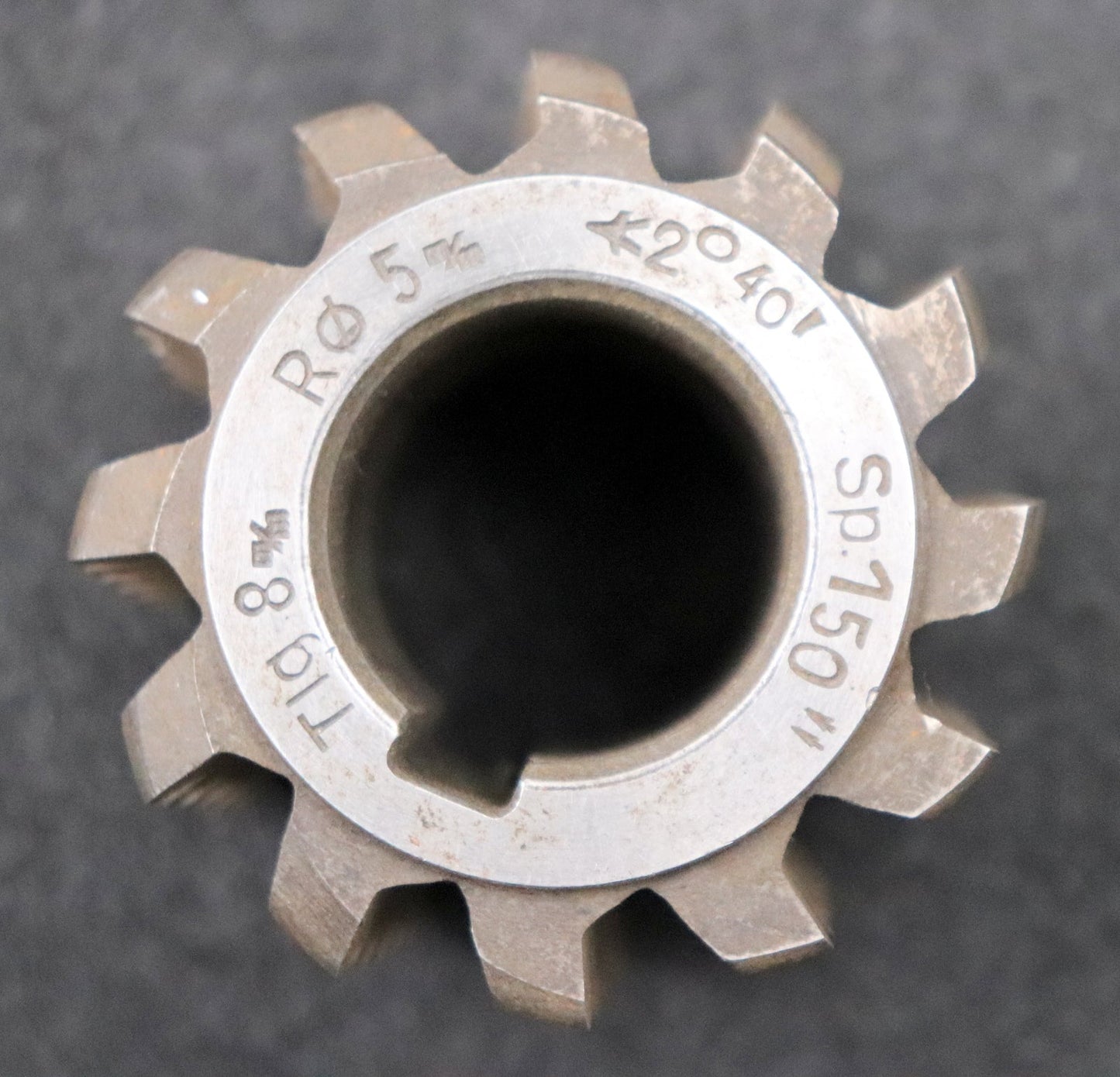 Bild des Artikels ESKA-Kettenrad-Wälzfräser-Teilung-8mm-RollenØ-5mm-Ø58x50xØ27mm-mit-LKN-1gg.-Re