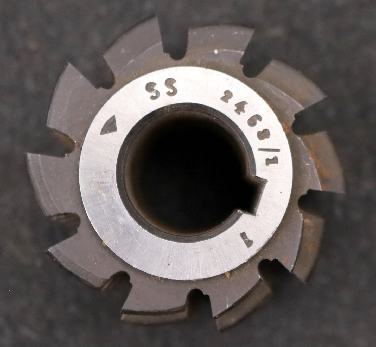 Bild des Artikels Kettenrad-Wälzfräser-chainwheel-hob-Teilung-10mm-RollenØ-4mm-Ø57x50xØ22mm-LKN
