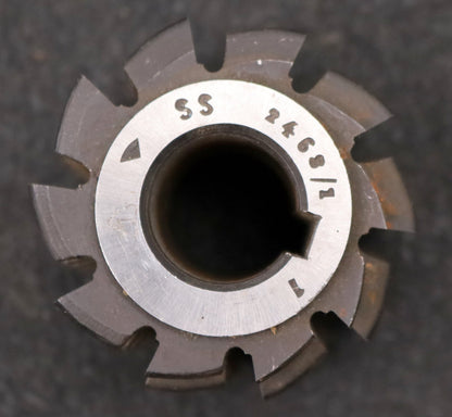 Bild des Artikels Kettenrad-Wälzfräser-chainwheel-hob-Teilung-10mm-RollenØ-4mm-Ø57x50xØ22mm-LKN