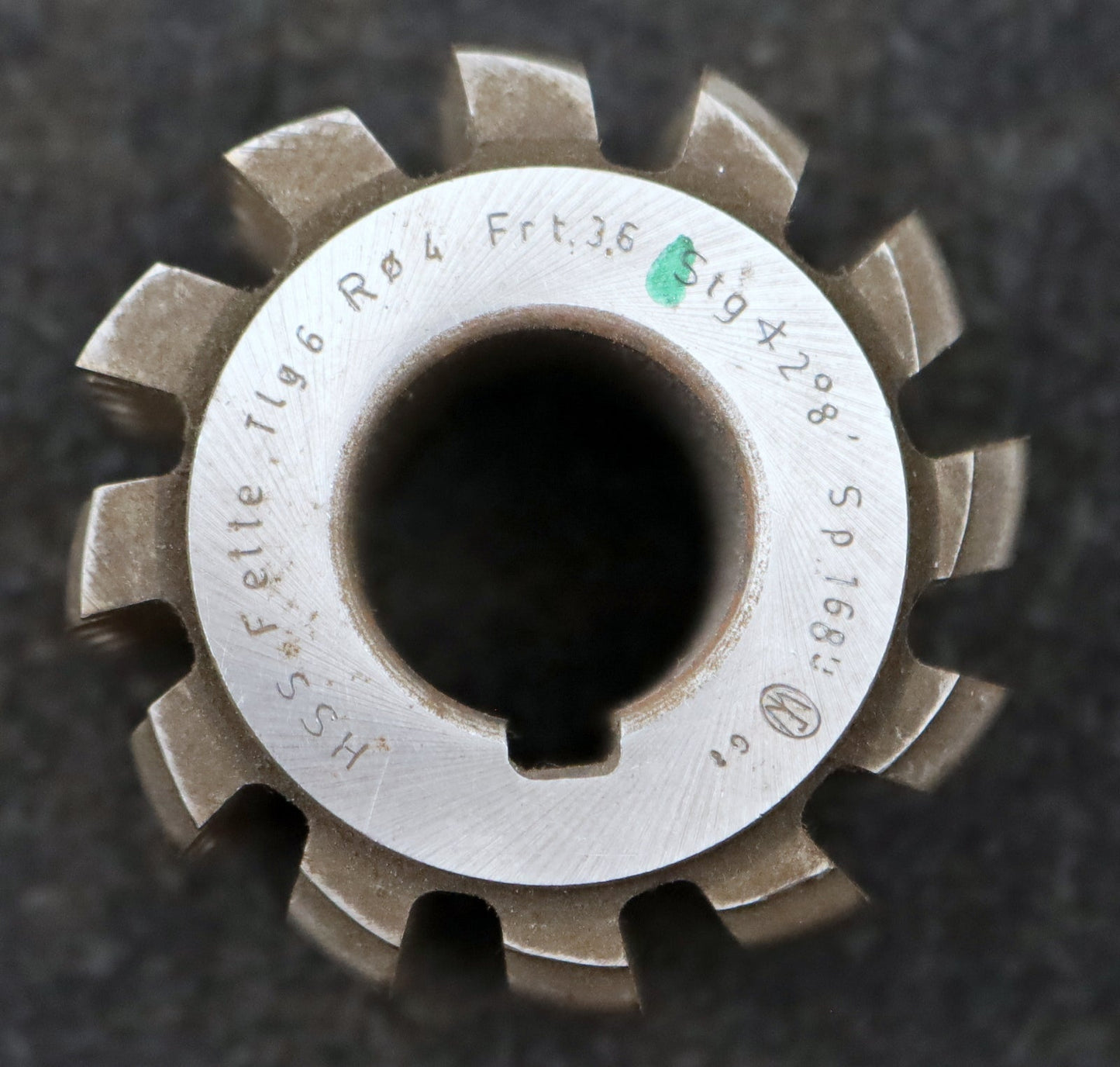 Bild des Artikels FETTE-Kettenrad-Wälzfräser-chainwheel-hob-Teilung-6mm-RollenØ-4mm-Ø54x38xØ22mm
