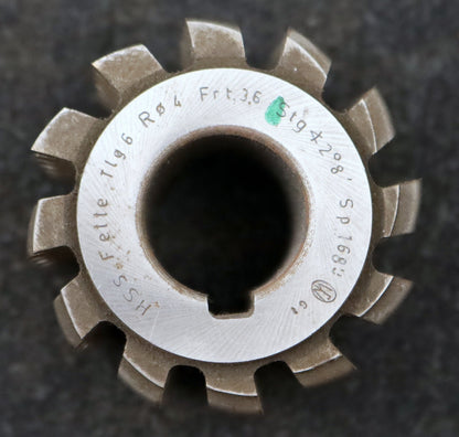 Bild des Artikels FETTE-Kettenrad-Wälzfräser-chainwheel-hob-Teilung-6mm-RollenØ-4mm-Ø54x38xØ22mm