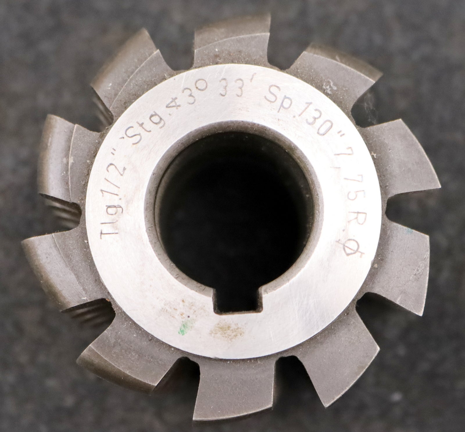 Bild des Artikels LENZEN-Kettenrad-Wälzfräser-chainwheel-hob-Teilung-12,7mm-=-1/2"-RollenØ-7,75mm