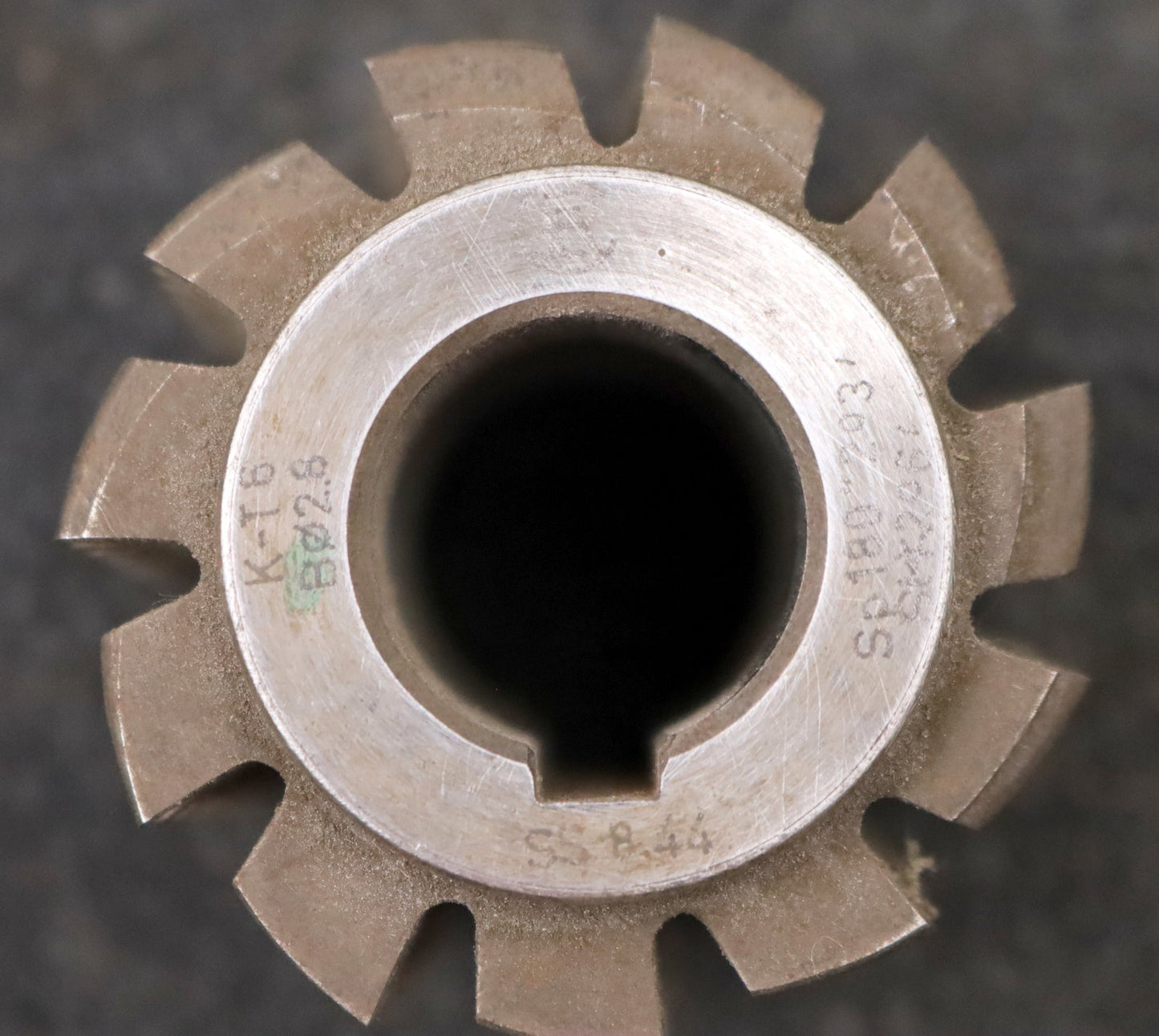 Bild des Artikels JER-Kettenrad-Wälzfräser-chainwheel-hob-Teilung-6mm-RollenØ-2,8mm-Ø52x55xØ22mm