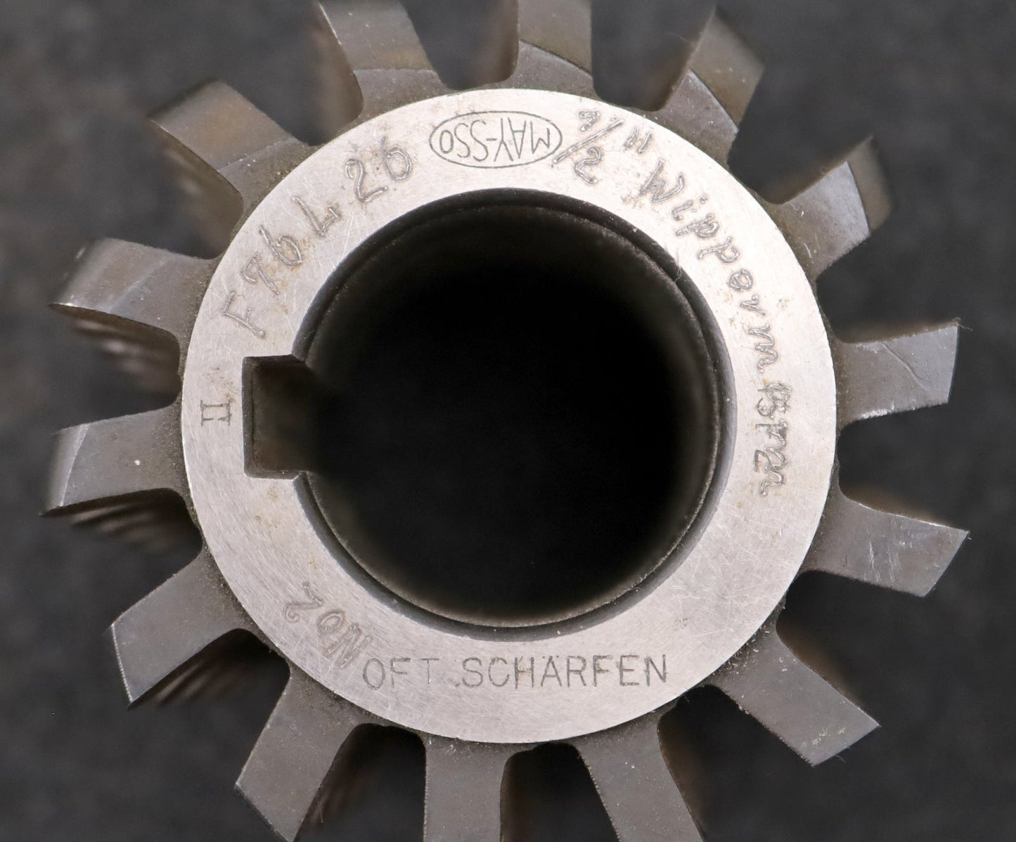 Bild des Artikels PWS-Kettenrad-Wälzfräser-chainwheel-hob-Teilung-12,7mm-=-1/2"-RollenØ-7,8mm-LKN