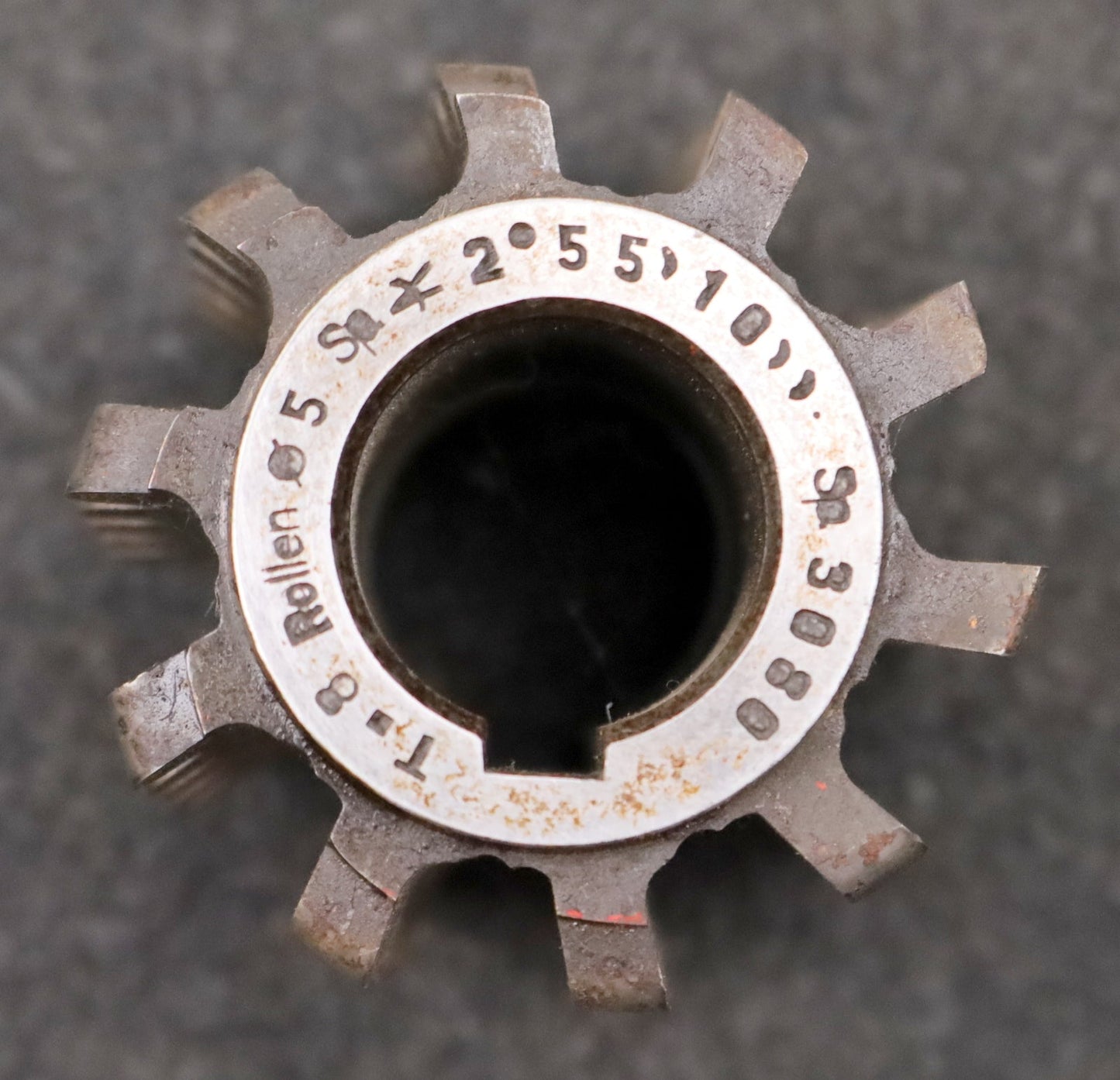 Bild des Artikels Kettenrad-Wälzfräser-chainwheel-hob-Teilung-8mm-RollenØ-5mm-Ø53x51xØ22mm-LKN