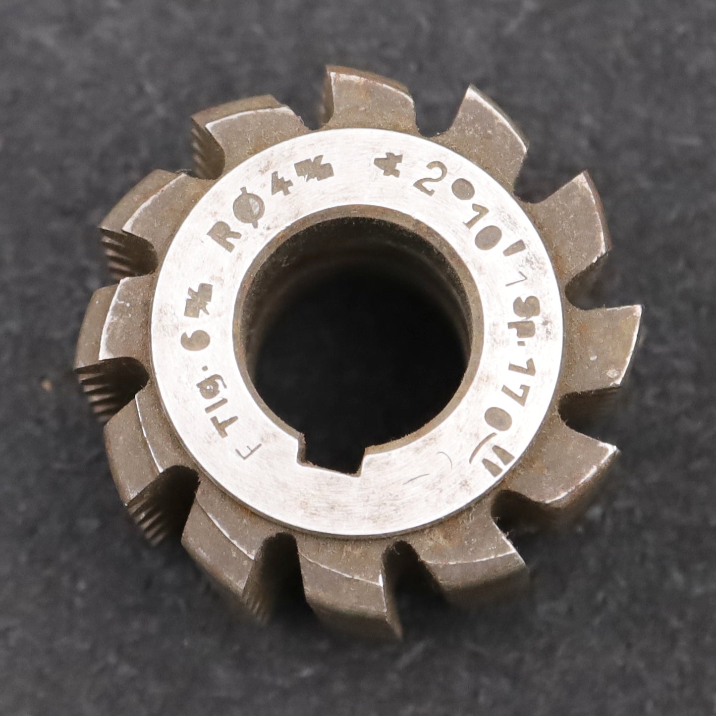 Bild des Artikels ESKA-Kettenrad-Wälzfräser-chainwheel-hob-Teilung-6mm-RollenØ-4mm-Ø54x40xØ22mm